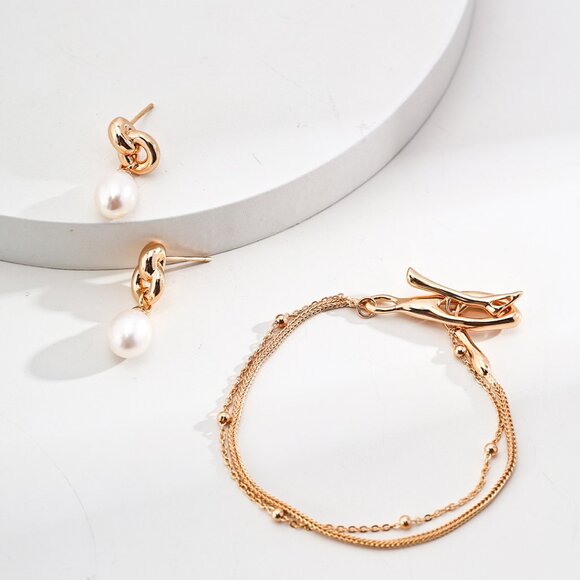 ✨ Artisan Original Multi-Strand Bracelet with Sculptural Toggle Clasp | S925 - Picture 7 of 12